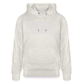 not talk to me - Stanley/Stella CRUISER Unisex Organic Hoodie - heather oatmeal - Front - Alina (178cm) & Michal (187cm)