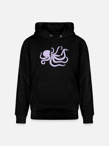 octopus - Sweat à capuche bio CRUISER Stanley/Stella Unisexe - noir