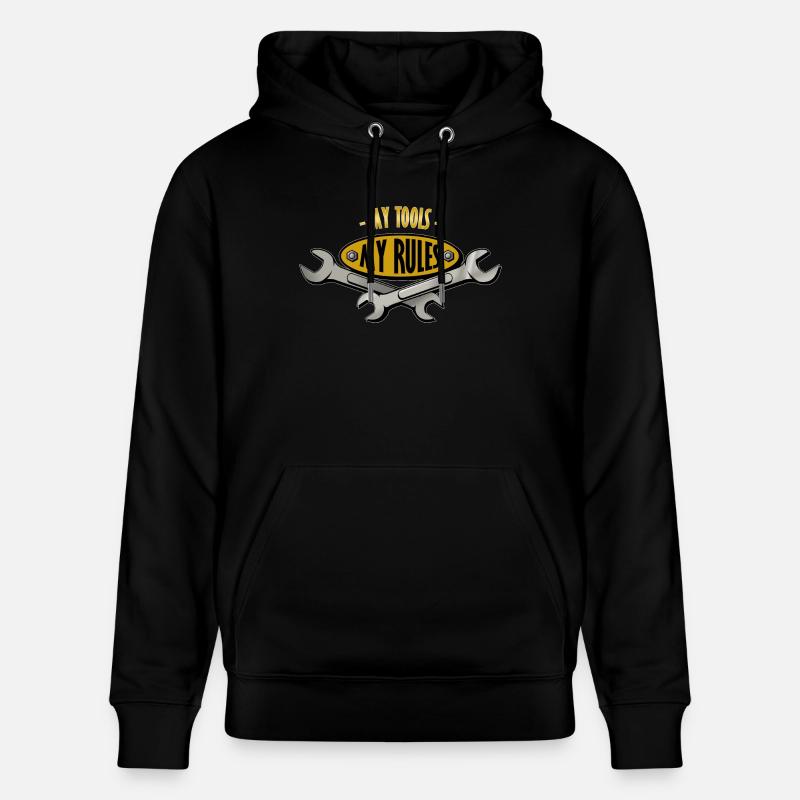 My Tools My Rules - Stanley/Stella Unisex Bio-Hoodie CRUISER  - Schwarz