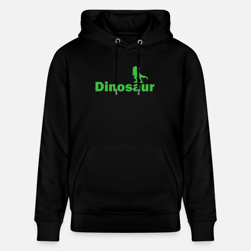 Dinosaure dinos dinosaure - Sweat à capuche bio CRUISER Stanley/Stella Unisexe - noir