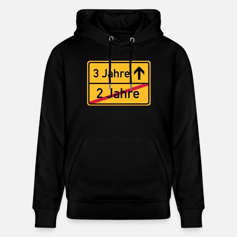 ortsschild_2__jahre__f3 - Sweat à capuche bio CRUISER Stanley/Stella Unisexe - noir
