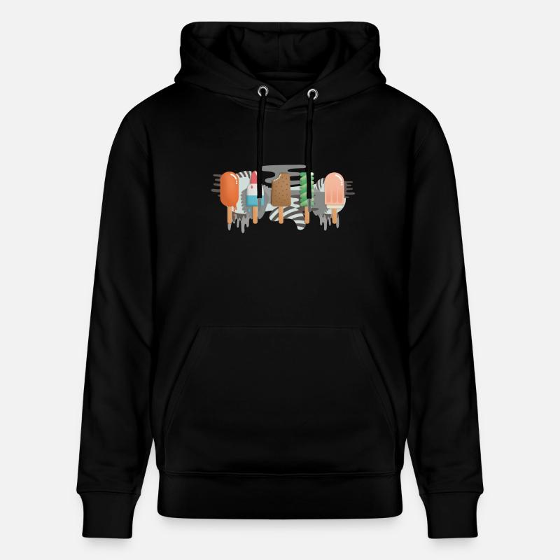 Eis am Stiel - Stanley/Stella Unisex Bio-Hoodie CRUISER  - Schwarz
