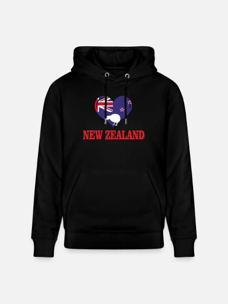 New Zealand - Stanley/Stella Unisex Bio-Hoodie CRUISER - Schwarz