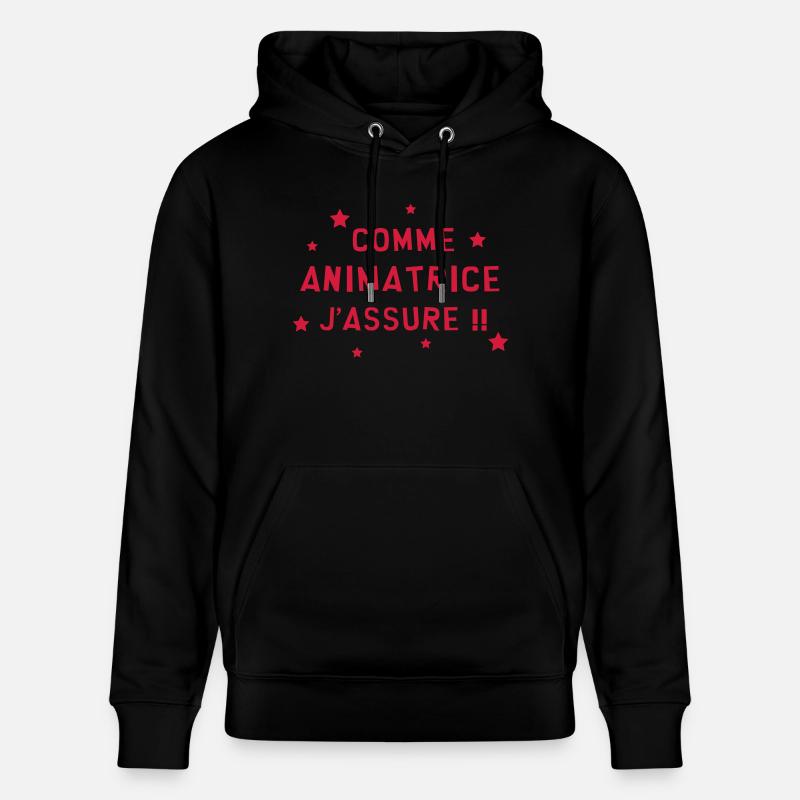 Animateur / Animatrice / Animation / Vacances - Sweat à capuche bio CRUISER Stanley/Stella Unisexe - noir