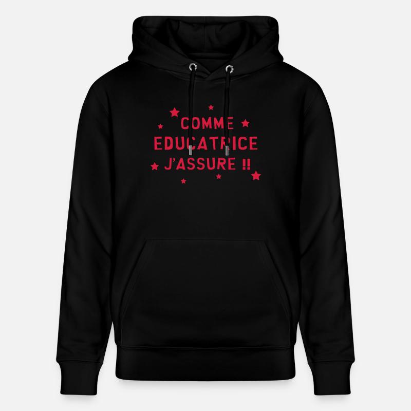 Education / Educateur / Educatrice / Ecole / Prof - Sweat à capuche bio CRUISER Stanley/Stella Unisexe - noir