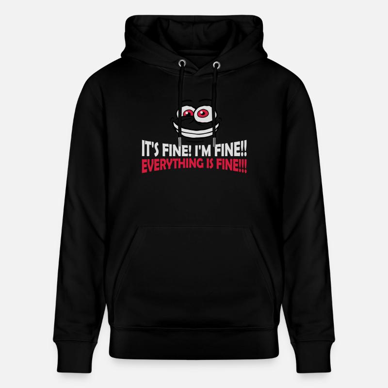 Tout va bien devis - Sweat à capuche bio CRUISER Stanley/Stella Unisexe - noir