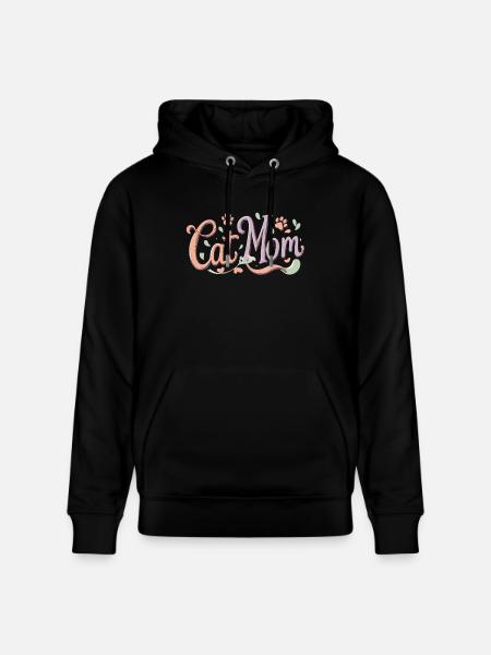 CAT Mom - Stanley/Stella Unisex Bio-Hoodie CRUISER  - Schwarz