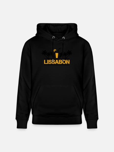 Lissabon - Stanley/Stella Unisex Bio-Hoodie CRUISER  - Schwarz
