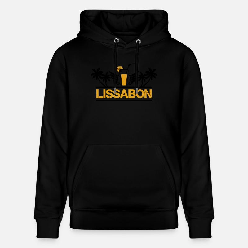 Lisbonne - Sweat à capuche bio CRUISER Stanley/Stella Unisexe - noir
