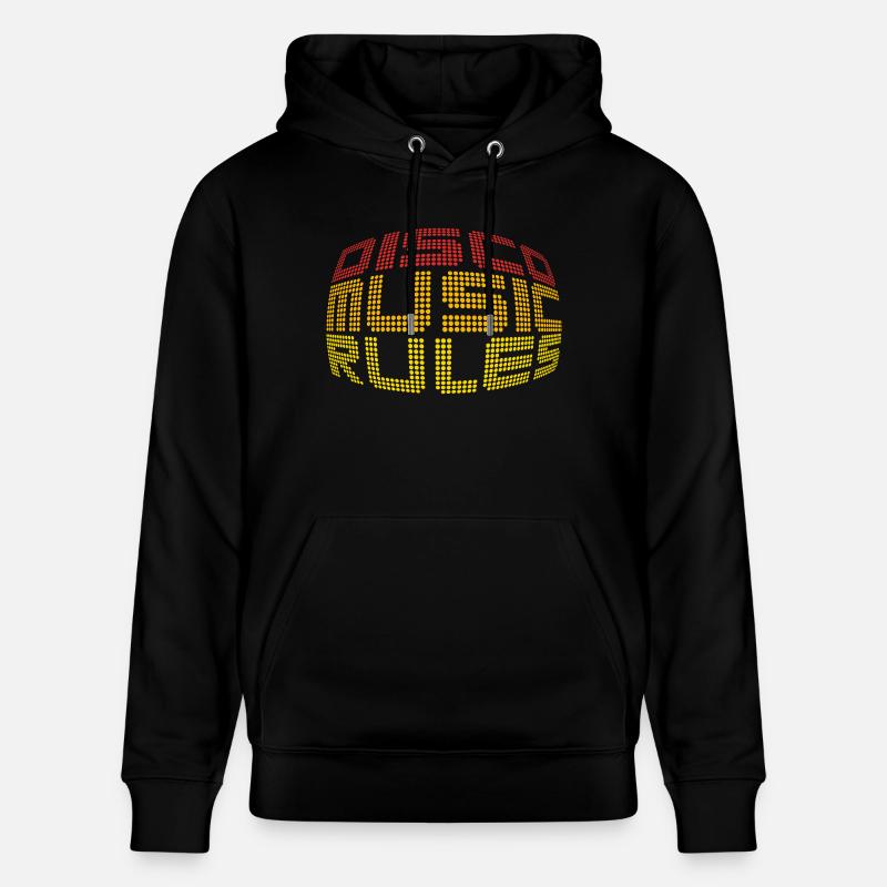 Disco Music Rules - Stanley/Stella Unisex Bio-Hoodie CRUISER  - Schwarz