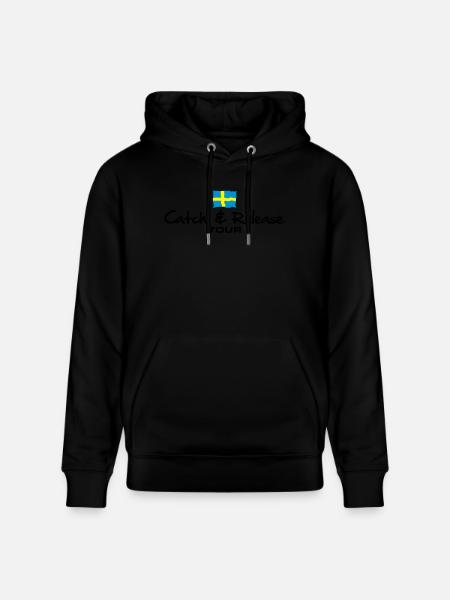 as28_cr_schweden_tour - Stanley/Stella CRUISER Unisex Organic Hoodie - black