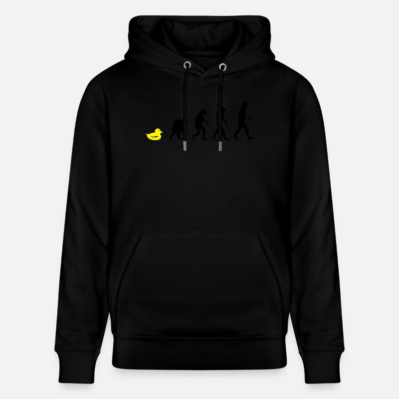 ducky evolution - Sweat à capuche bio CRUISER Stanley/Stella Unisexe - noir