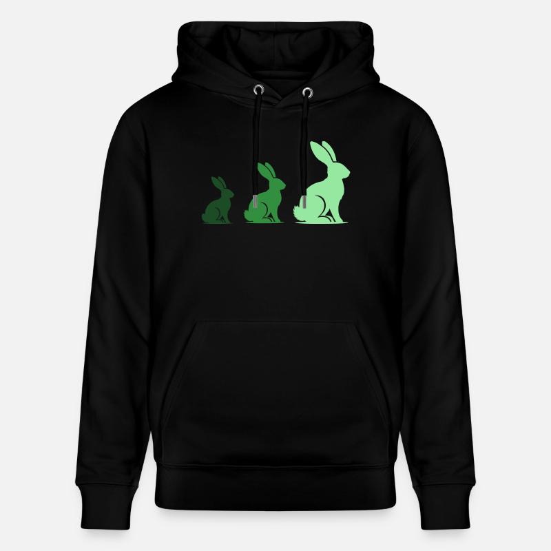 Lapin Lapin 3 - Sweat à capuche bio CRUISER Stanley/Stella Unisexe - noir