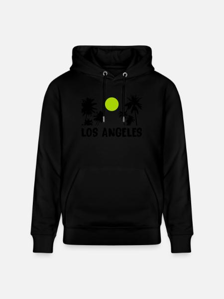 Los Angeles - Stanley/Stella CRUISER Unisex Organic Hoodie - black