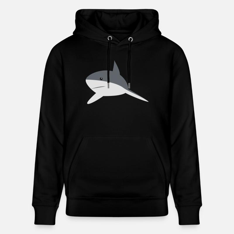 shark - Sweat à capuche bio CRUISER Stanley/Stella Unisexe - noir