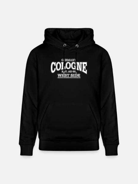 Cologne white - Stanley/Stella Unisex Bio-Hoodie CRUISER - Schwarz