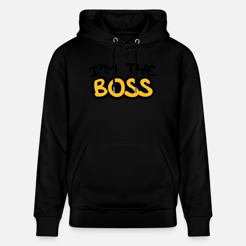 I'm The Boss Comic Style - Sweat à capuche bio CRUISER Stanley/Stella Unisexe - noir