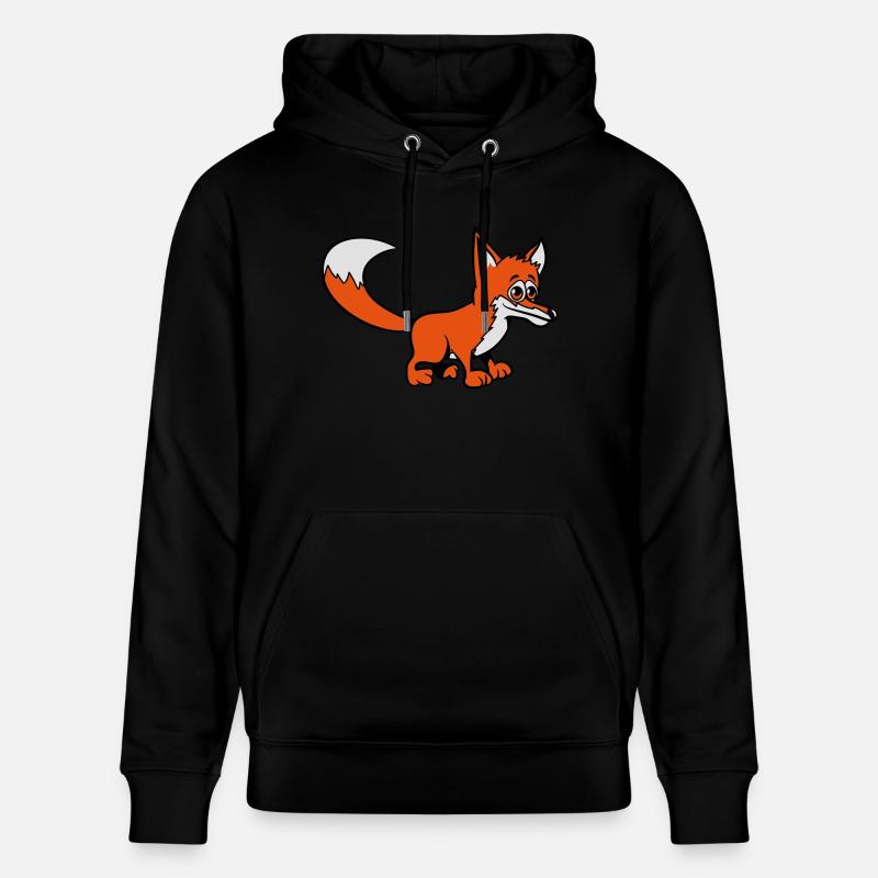 Fuchs doux - Sweat à capuche bio CRUISER Stanley/Stella Unisexe - noir