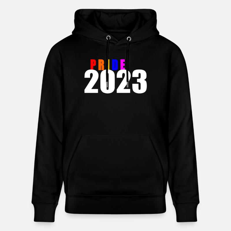 Pride 2023 - Stanley/Stella Unisex Bio-Hoodie CRUISER - Schwarz