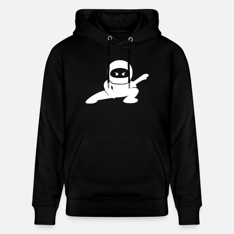 ninja comic 1 - Stanley/Stella Unisex Bio-Hoodie CRUISER  - Schwarz