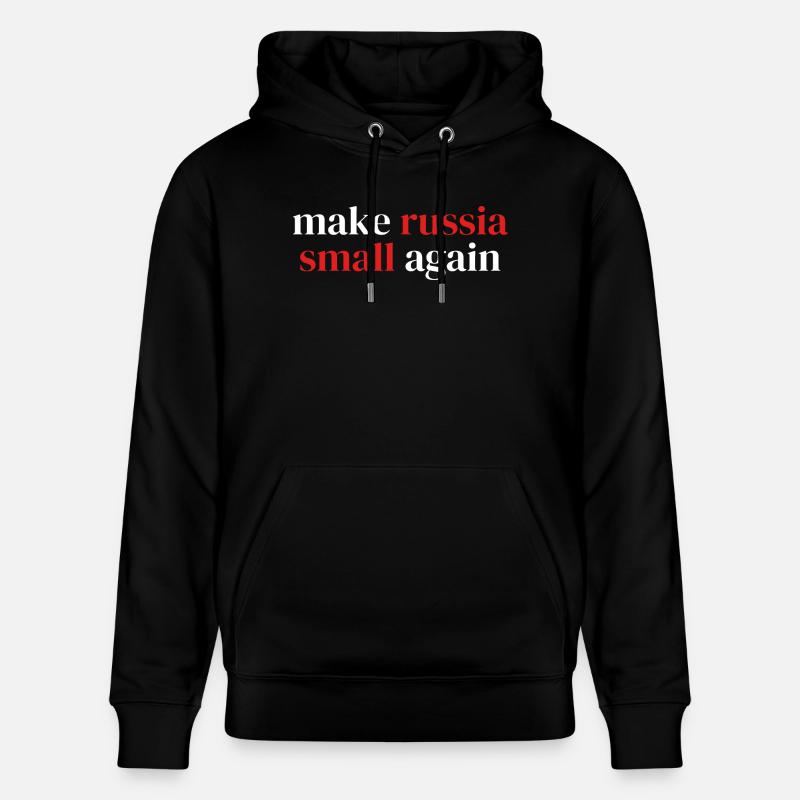 make russia small again - Stanley/Stella Unisex Bio-Hoodie CRUISER  - Schwarz