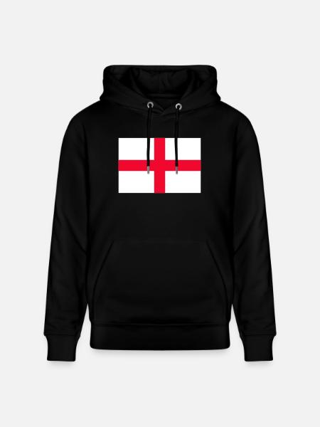 england - Stanley/Stella CRUISER Unisex Organic Hoodie - black