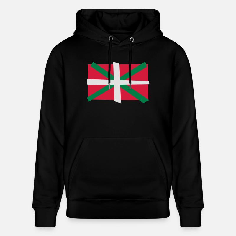 Drapeau Basque - Sweat à capuche bio CRUISER Stanley/Stella Unisexe - noir