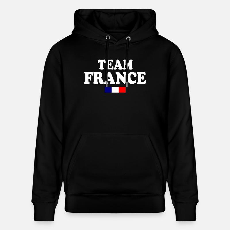 Frankreich - Stanley/Stella Unisex Bio-Hoodie CRUISER - Schwarz