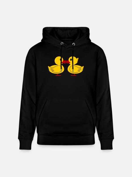 Baiser de canard - Sweat à capuche bio CRUISER Stanley/Stella Unisexe - noir