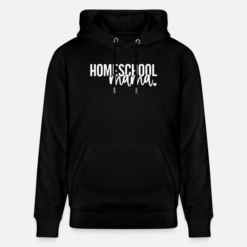 Befähigter Homeschool-Mama-Stil - Stanley/Stella Unisex Bio-Hoodie CRUISER  - Schwarz