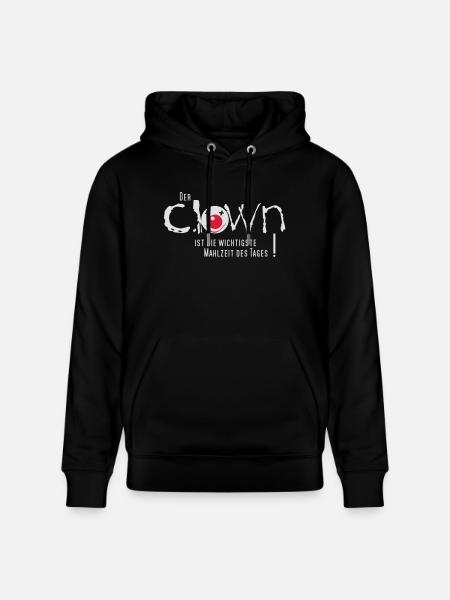 Clown gefrühstückt - Stanley/Stella Unisex Bio-Hoodie CRUISER - Schwarz