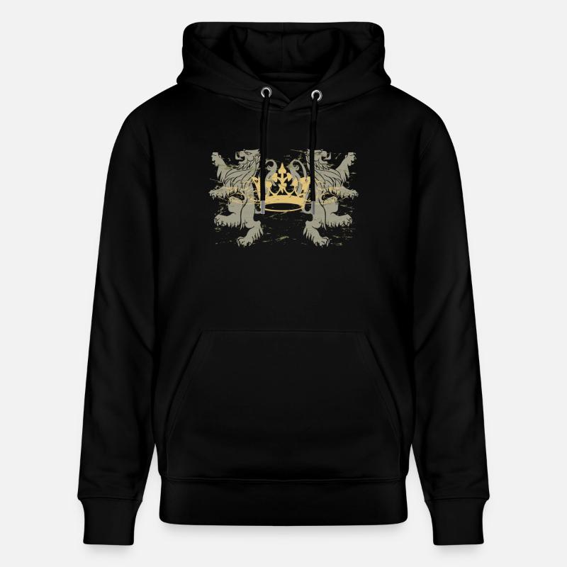 lion_crown - Sweat à capuche bio CRUISER Stanley/Stella Unisexe - noir
