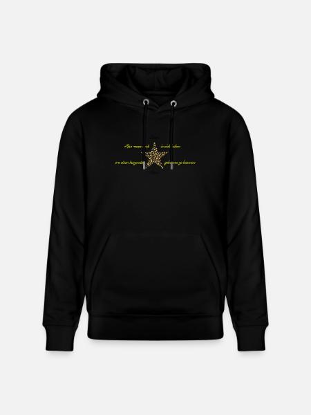 Dancing star - Stanley/Stella CRUISER Unisex Organic Hoodie - black