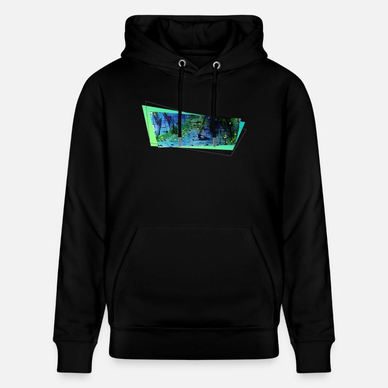 Art de rue moderne - Sweat à capuche bio CRUISER Stanley/Stella Unisexe - noir