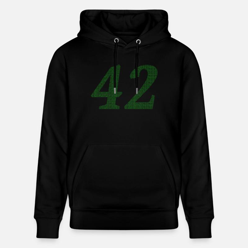 42 - Stanley/Stella Unisex Bio-Hoodie CRUISER  - Schwarz