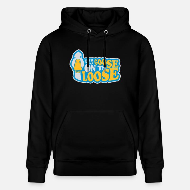 oie en liberté - Sweat à capuche bio CRUISER Stanley/Stella Unisexe - noir