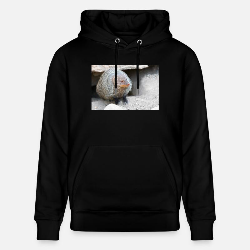 Gebänderte Manguste oder Zebramanguste - Stanley/Stella Unisex Bio-Hoodie CRUISER  - Schwarz