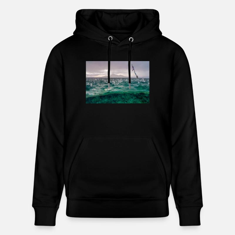 Waterdrop - Sweat à capuche bio CRUISER Stanley/Stella Unisexe - noir