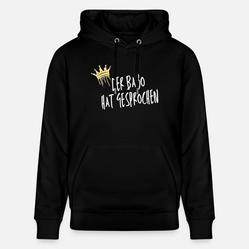 BaBo two - Stanley/Stella Unisex Bio-Hoodie CRUISER  - Schwarz