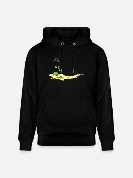 Slime goo / Schleim (2c) - Stanley/Stella CRUISER Unisex Organic Hoodie - black