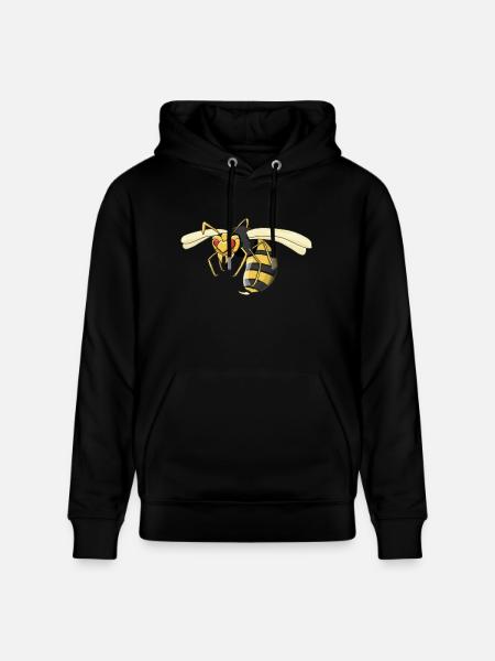 wasp - Stanley/Stella CRUISER Unisex Organic Hoodie - black