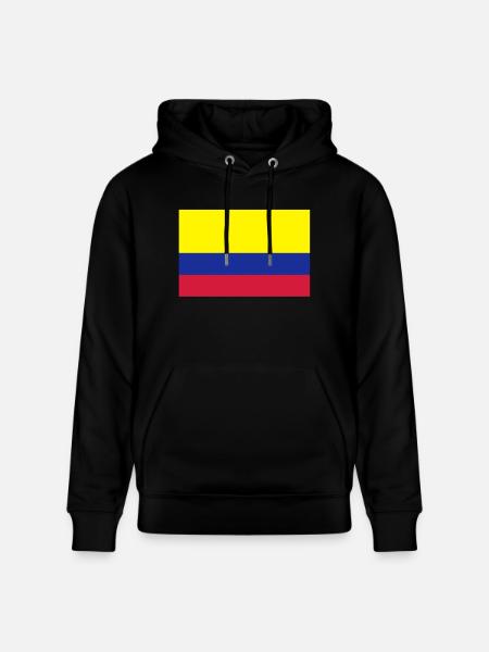 drapeau_colombie - Sweat à capuche bio CRUISER Stanley/Stella Unisexe - noir