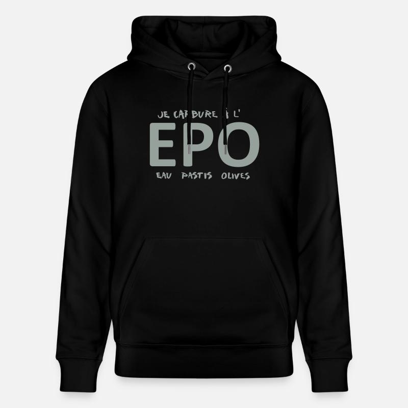 EPO - Sweat à capuche bio CRUISER Stanley/Stella Unisexe - noir