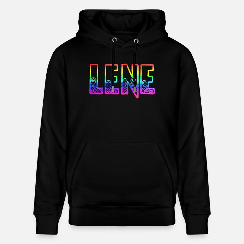 lene rs arc-en-ciel - Sweat à capuche bio CRUISER Stanley/Stella Unisexe - noir