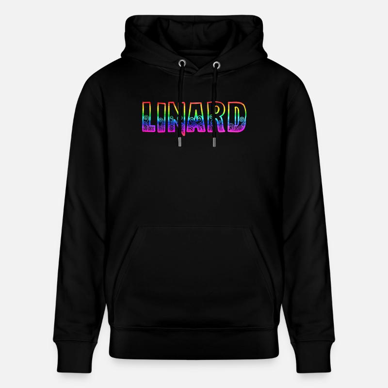 linard rs arc-en-ciel - Sweat à capuche bio CRUISER Stanley/Stella Unisexe - noir