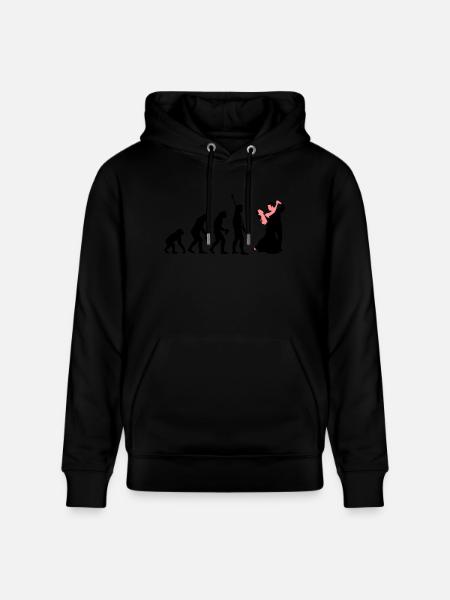 evolution_tanzpaar_a_2c - Stanley/Stella CRUISER Unisex Organic Hoodie - black