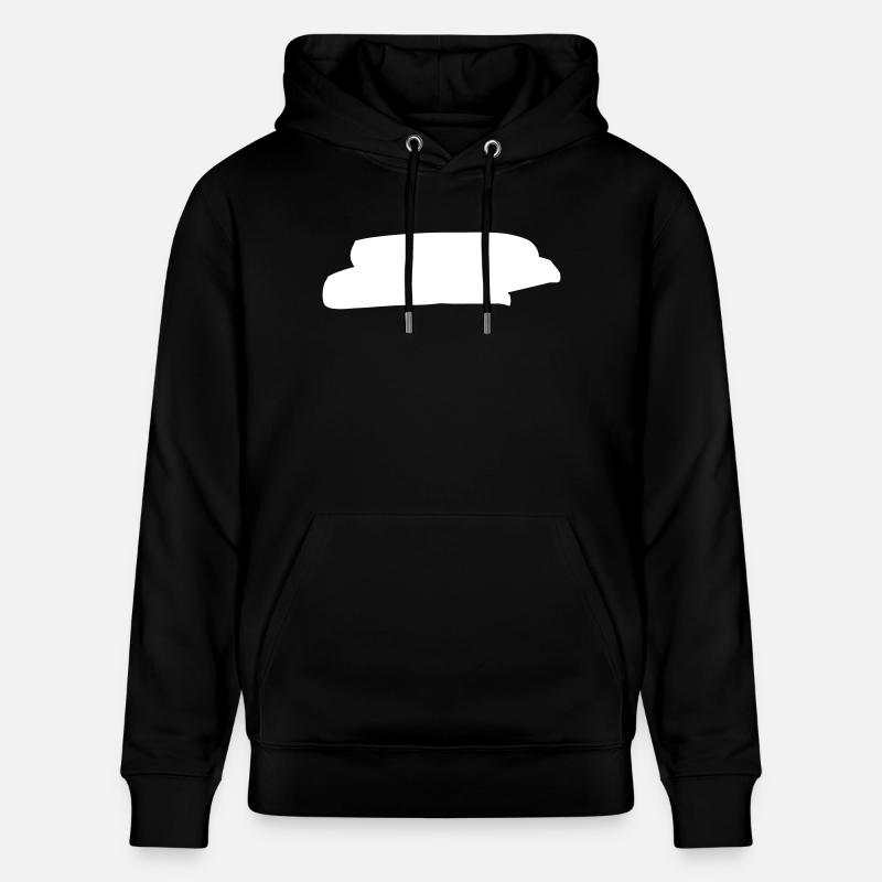 forme d'arrière-plan Doodle - Sweat à capuche bio CRUISER Stanley/Stella Unisexe - noir