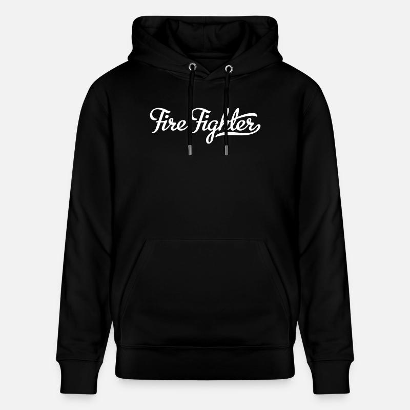 pompier - Sweat à capuche bio CRUISER Stanley/Stella Unisexe - noir