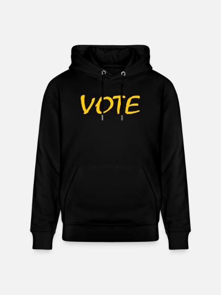 Vote - Stanley/Stella CRUISER Unisex Organic Hoodie - black