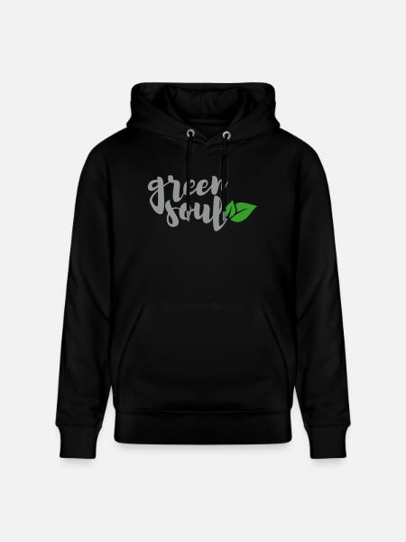 green soul - Stanley/Stella Unisex Bio-Hoodie CRUISER - Schwarz